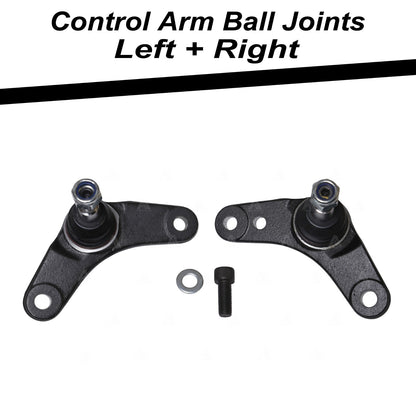 Front Lower Control Arm Poly Bushings & Inner + Outer Ball Joints For Mini 02-08