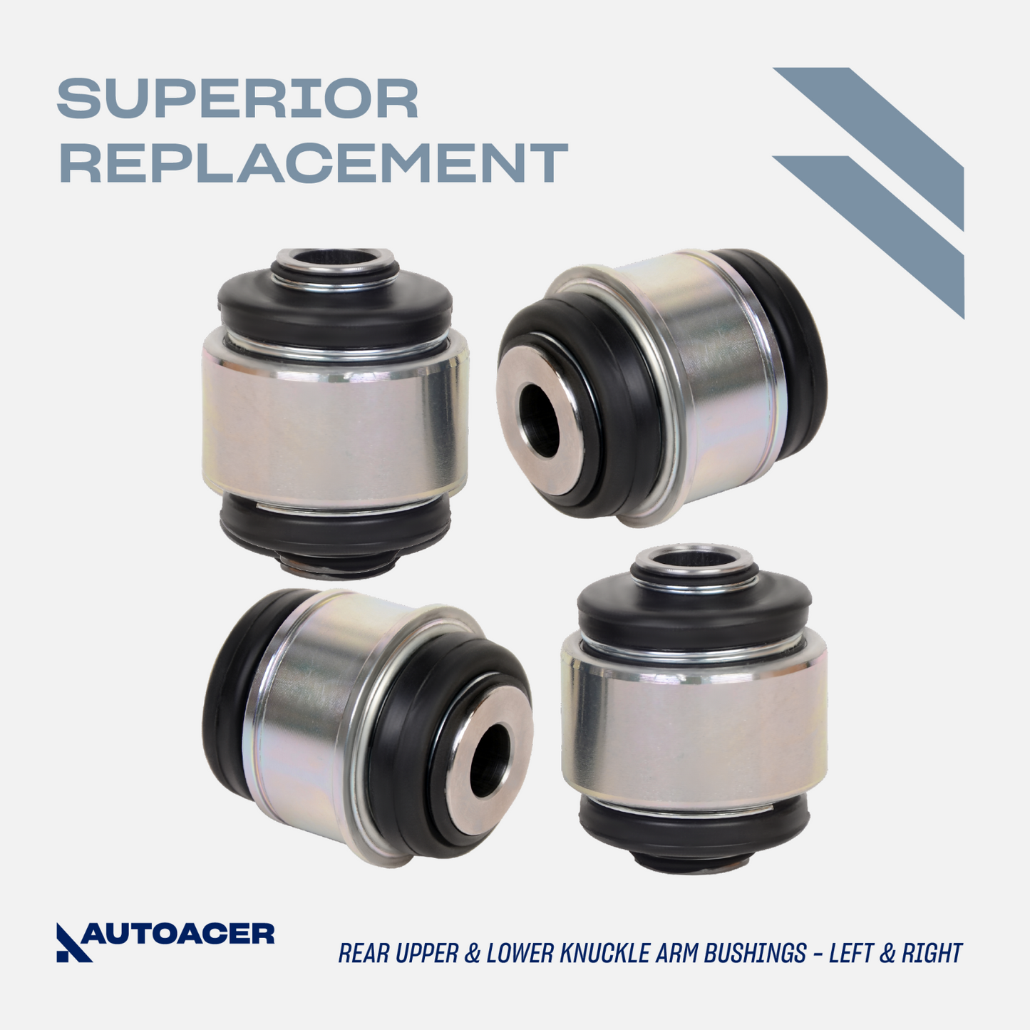 AUTOACER - 20p Front Rear Control /Knuckle Arm Bushings Ball Joints for LR3/ LR4