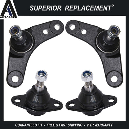 Front Lower Control Arm Inner & Outer Ball Joint Kit 4 pc for Mini Cooper 01-08