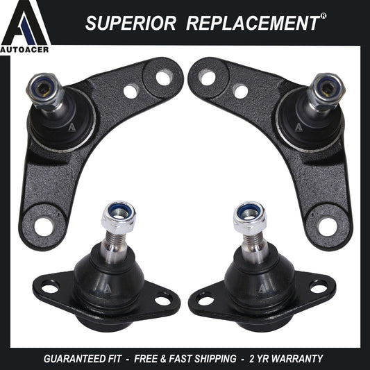Front Lower Control Arm Inner & Outer Ball Joint Kit 4 pc for Mini Cooper 01-08