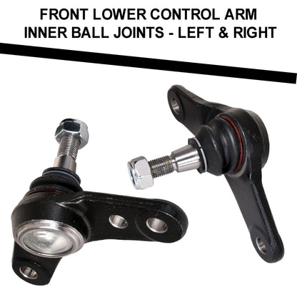 Front Lower Control Arm Inner & Outer Ball Joint Kit 4 pc for Mini Cooper 01-08