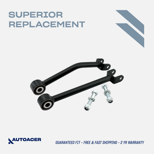AUTOACER 2p Heavy Duty Cranked Watts Linkage Arms for Land Rover Discovery 2 98-