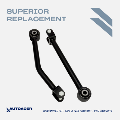 AUTOACER 2p Heavy Duty Cranked Watts Linkage Arms for Land Rover Discovery 2 98-