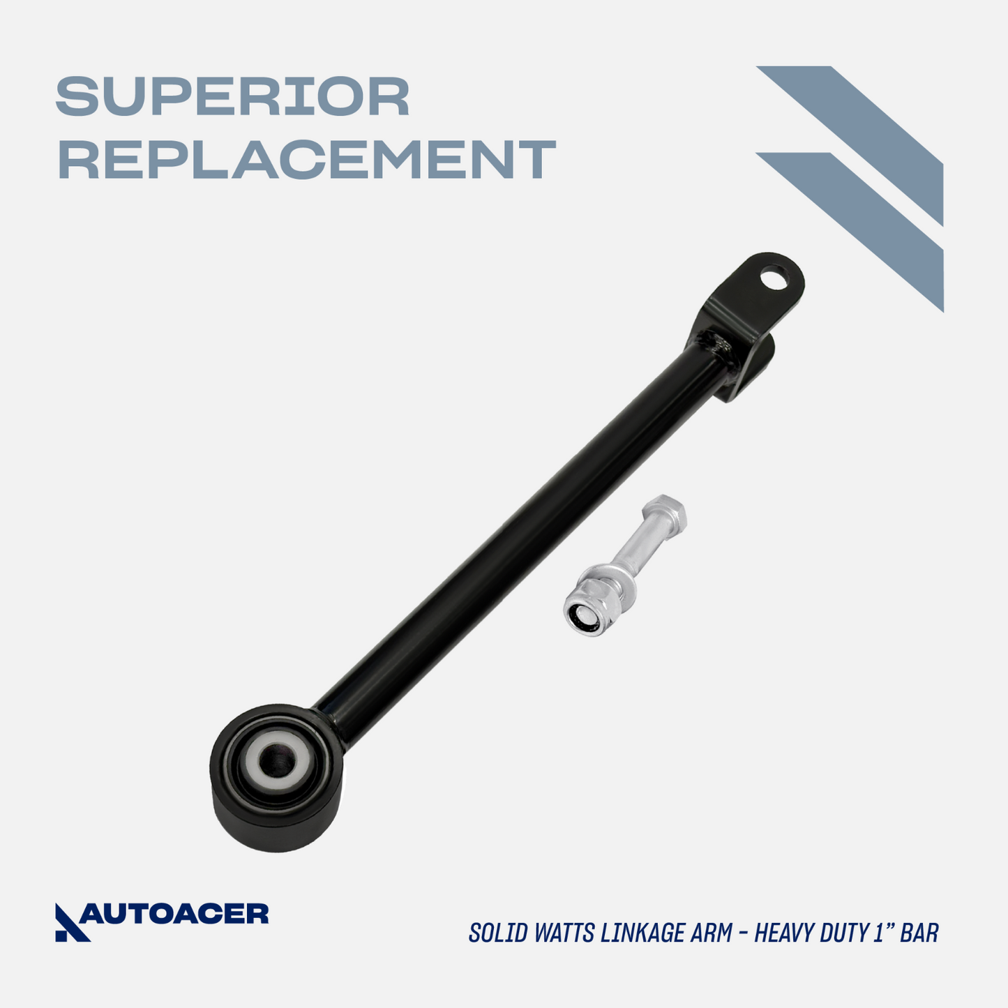 AUTOACER 2p Heavy Duty Cranked Watts Linkage Arms for Land Rover Discovery 2 98-
