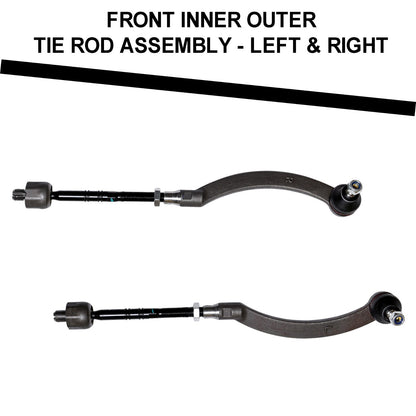 Front Strut Mounts, Lower Arm Bushings, Ball Joints & Tie Rod Set 10pcs for Mini