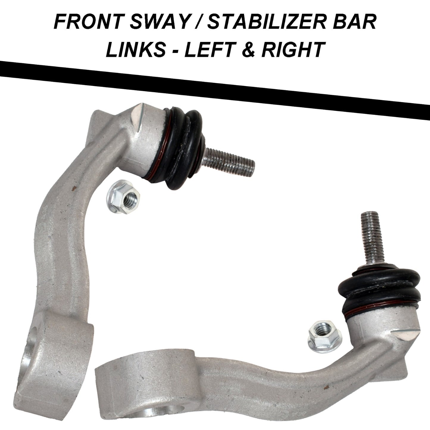 Front Sway Stabilizer Bar Links & Sway Bar Bushes 4p Kit For Jaguar S-TYPE XJ XK