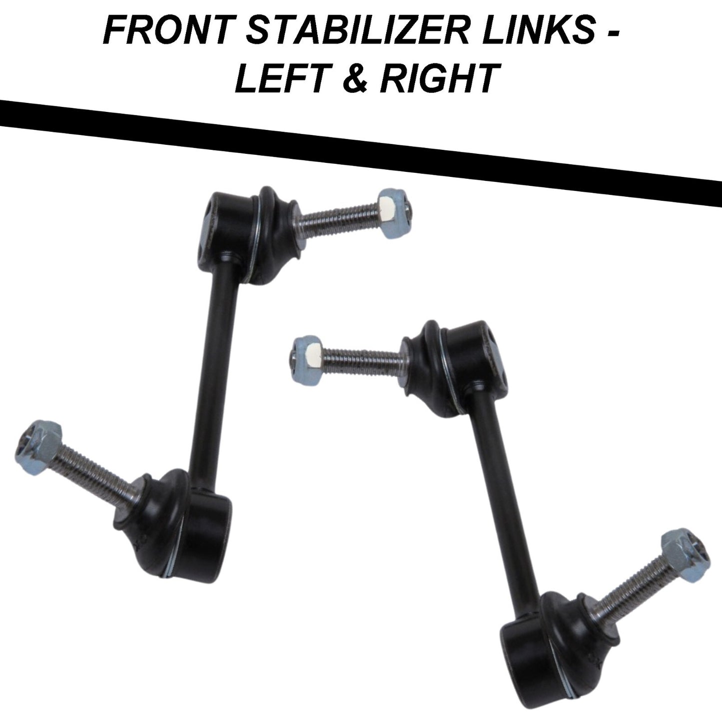 Front Control Arms, Ball Joints, Sway Bar Links & Tie Rod 10pc For JAGUAR S-TYPE