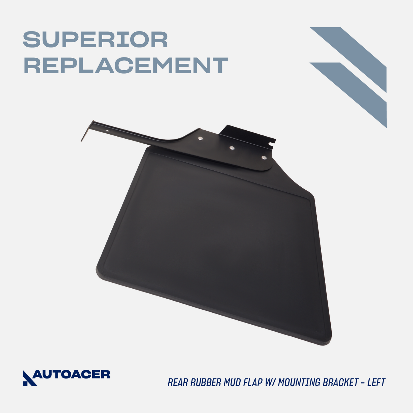AUTOACER 4p Front & Rear Rubber Mud Flaps Mount Brackets For LAND ROVER DEFENDER
