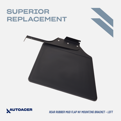 AUTOACER 4p Front & Rear Rubber Mud Flaps Mount Brackets For LAND ROVER DEFENDER