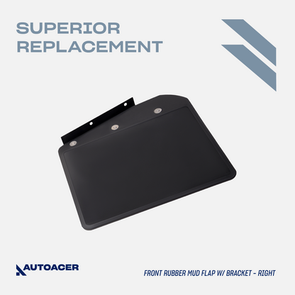 AUTOACER 4p Front & Rear Rubber Mud Flaps Mount Brackets For LAND ROVER DEFENDER