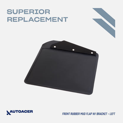 AUTOACER 4p Front & Rear Rubber Mud Flaps Mount Brackets For LAND ROVER DEFENDER