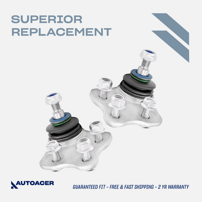 AUTOACER - 2p Front Upper Control Arm Ball Joints For Mercedes-Benz E / SL CLASS