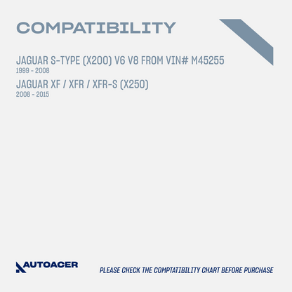 AUTOACER -8p Front Control Trailing Arms Stabilizer Links for Jaguar S-Type XF
