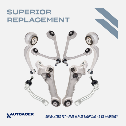 AUTOACER -8p Front Control Trailing Arms Stabilizer Links for Jaguar SType XJ XK