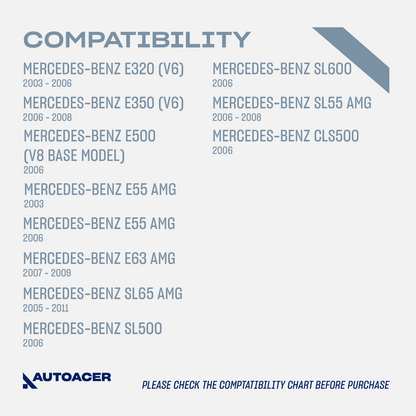 AUTOACER -6p Front Upper Control Arm Bushings & Ball Joint Kit For Mercedes W211