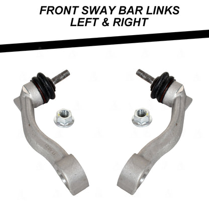 Front & Rear, Upper & Lower Control Arms, Links, Tie Rods Kit 22pc for JAGUAR XK
