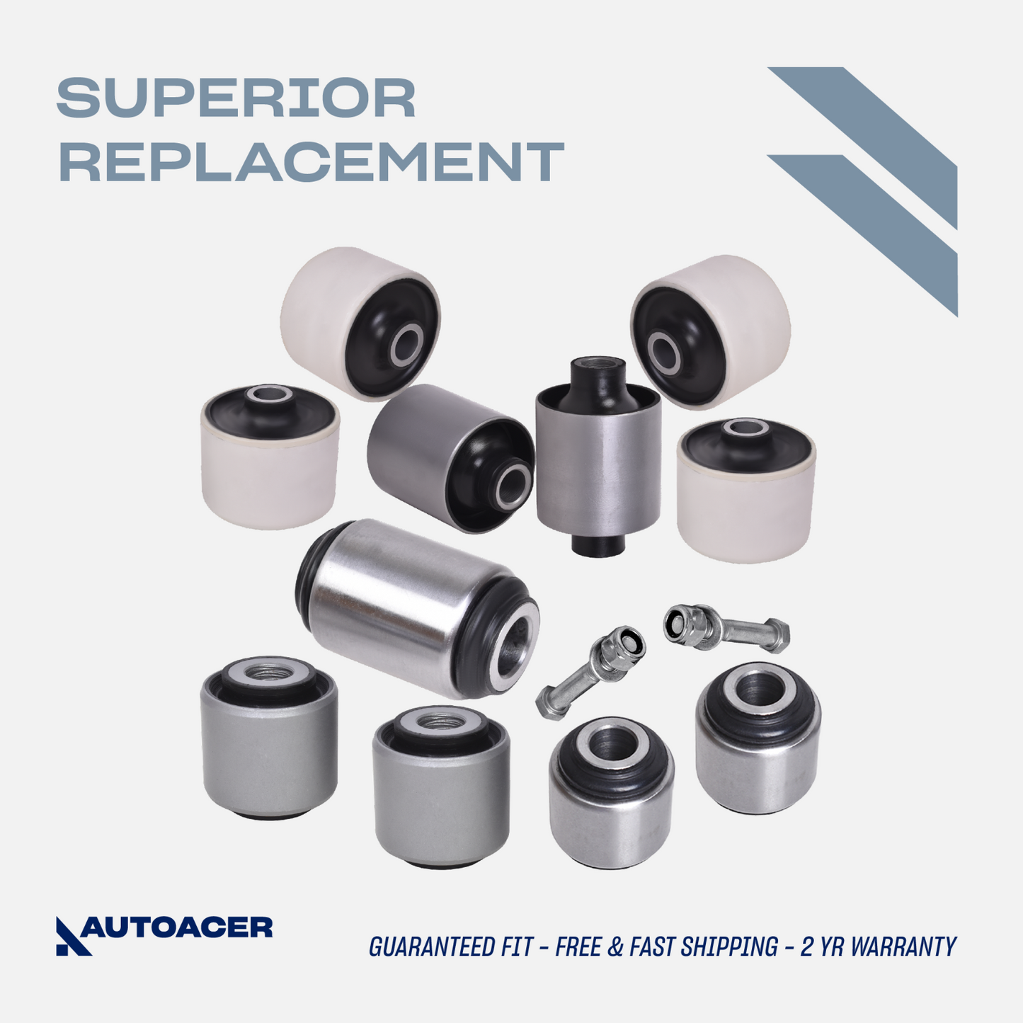 AUTOACER -11p Rear Suspension Radius Arms Watts Linkage Bushings For Discovery 2