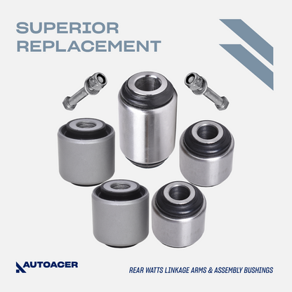 AUTOACER -11p Rear Suspension Radius Arms Watts Linkage Bushings For Discovery 2
