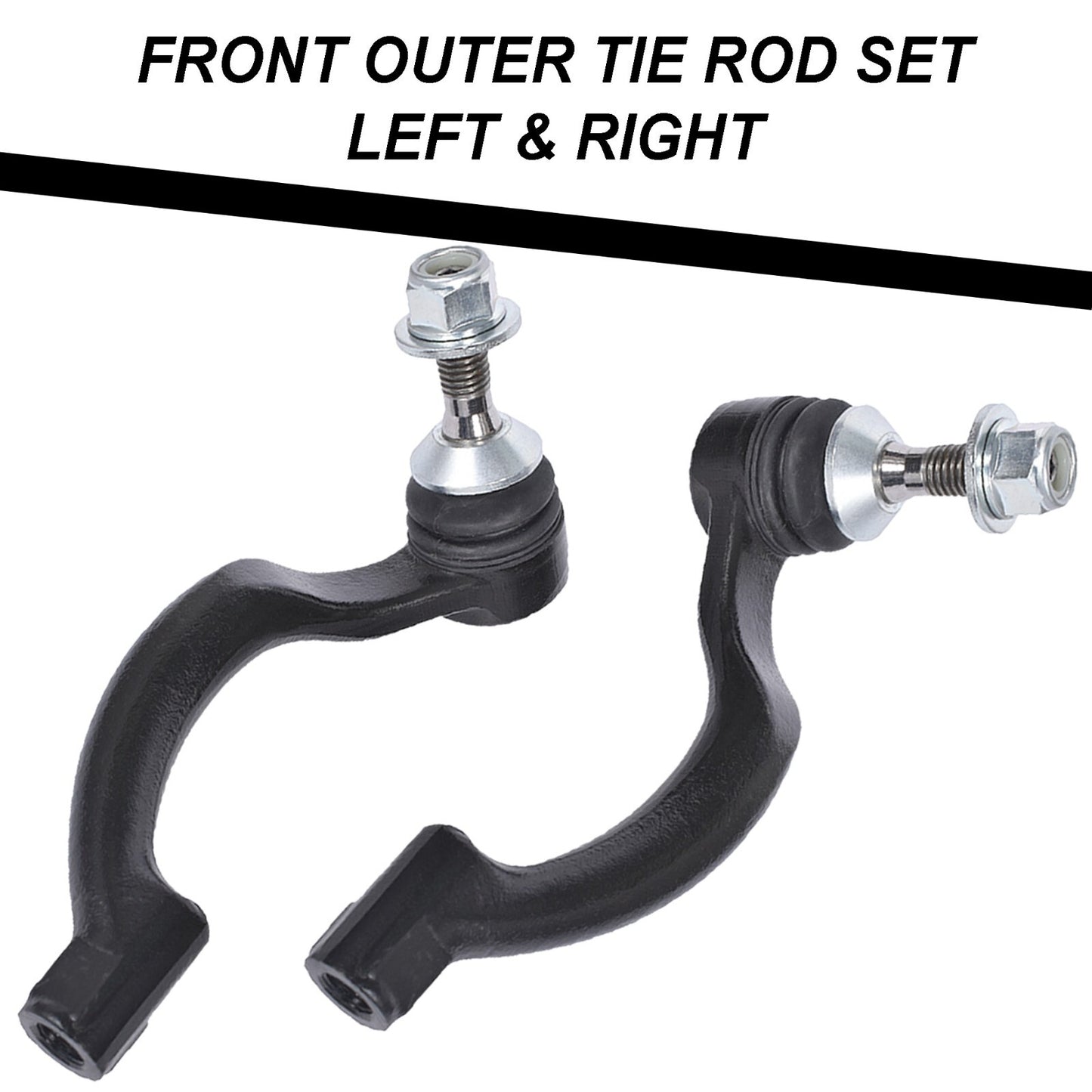 Front Upper, Lower & Rearward Control Arms Tie Rods Links 10pc for JAGUAR S-TYPE