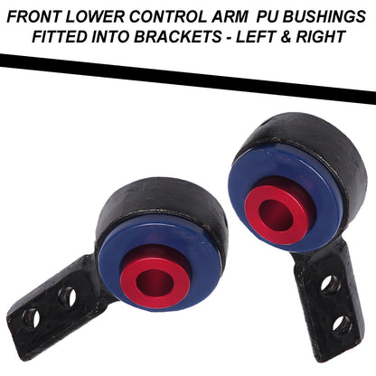 Front Control Arms PU Bushing Bracket Links Tie Rods Ball Joints 10p for BMW E46