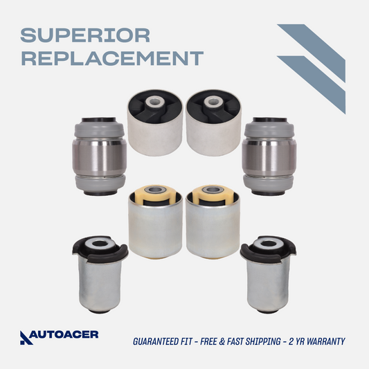 AUTOACER -8p Rear Upper & Lower Control Arm Bushings for Range Rover Sport 05-13