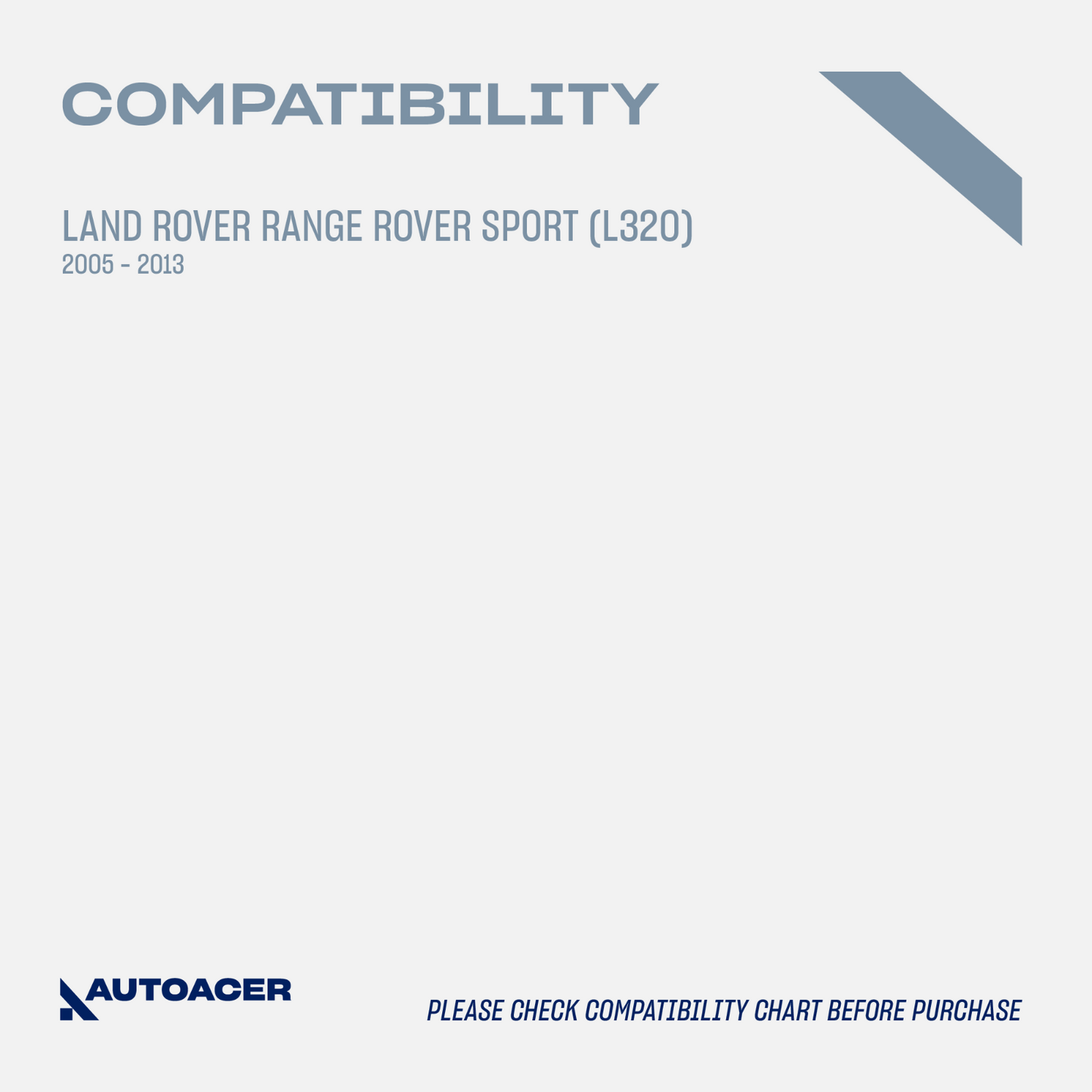 AUTOACER -8p Rear Upper & Lower Control Arm Bushings for Range Rover Sport 05-13