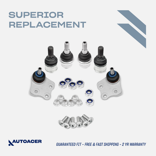 AUTOACER -6p Front Control Trailing Arm Ball Joint Kit for Mercedes-Benz E / CLS