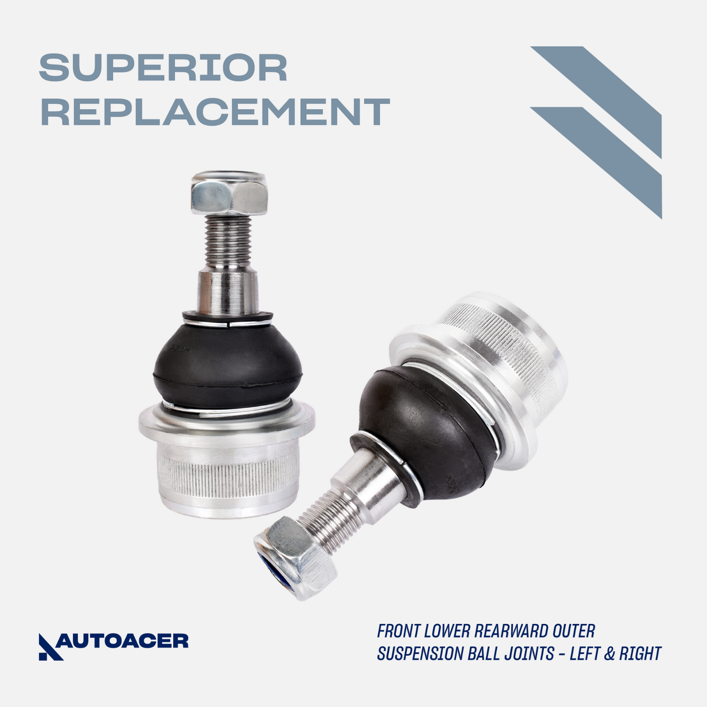 AUTOACER -6p Front Control Trailing Arm Ball Joint Kit for Mercedes-Benz E / CLS