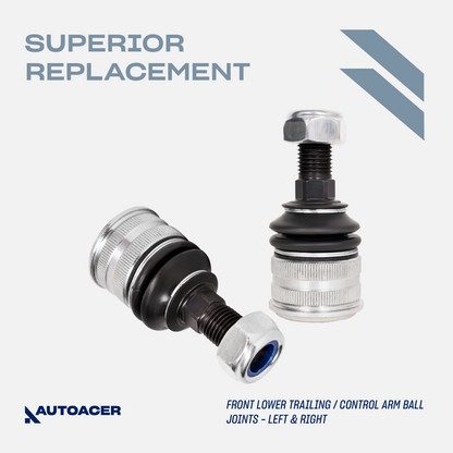 AUTOACER -6p Front Control Trailing Arm Ball Joint Kit for Mercedes-Benz E / CLS