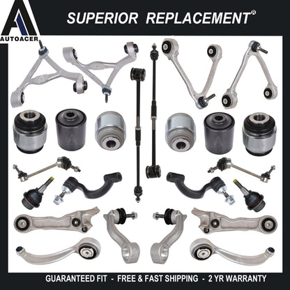Front & Rear Control Arms Ball Joints Bushes Links Tie Rods 26 pc for JAGUAR XJ8