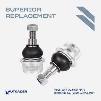AUTOACER - 10p Front Control Trailing Arm Bushings Ball Joints for Mercedes-Benz