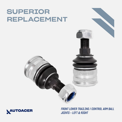 AUTOACER - 10p Front Control Trailing Arm Bushings Ball Joints for Mercedes-Benz