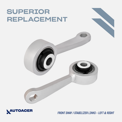 AUTOACER - 22p Front Suspension Bushings Ball Joints Links Tie Rods for Mercedes