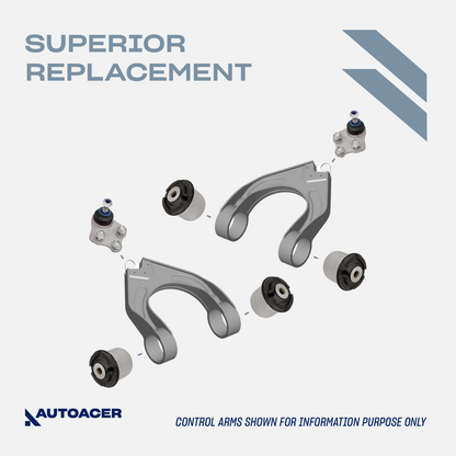 AUTOACER - 22p Front Suspension Bushings Ball Joints Links Tie Rods for Mercedes