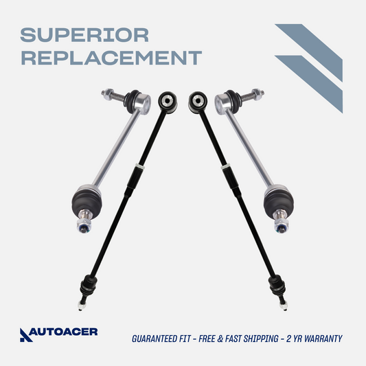 AUTOACER 4p Rear Torque Tie Rods & Stabilizer Links for Lincoln Ford Thunderbird