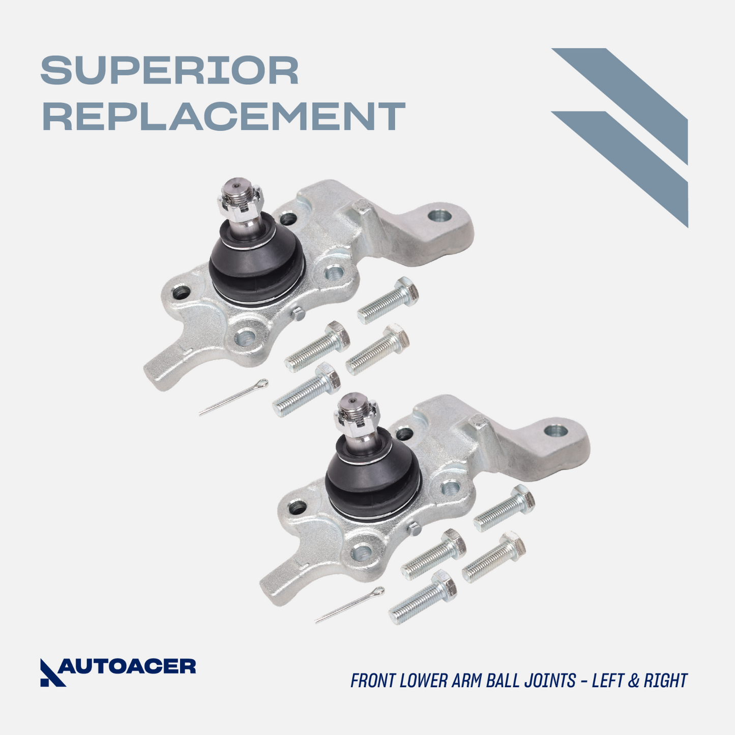 AUTOACER -10p Front Control Arm Ball Joints Tie Rod Ends Links for 4Runner 95-02