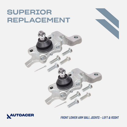 AUTOACER -10p Front Control Arm Ball Joints Tie Rod Ends Links for 4Runner 95-02