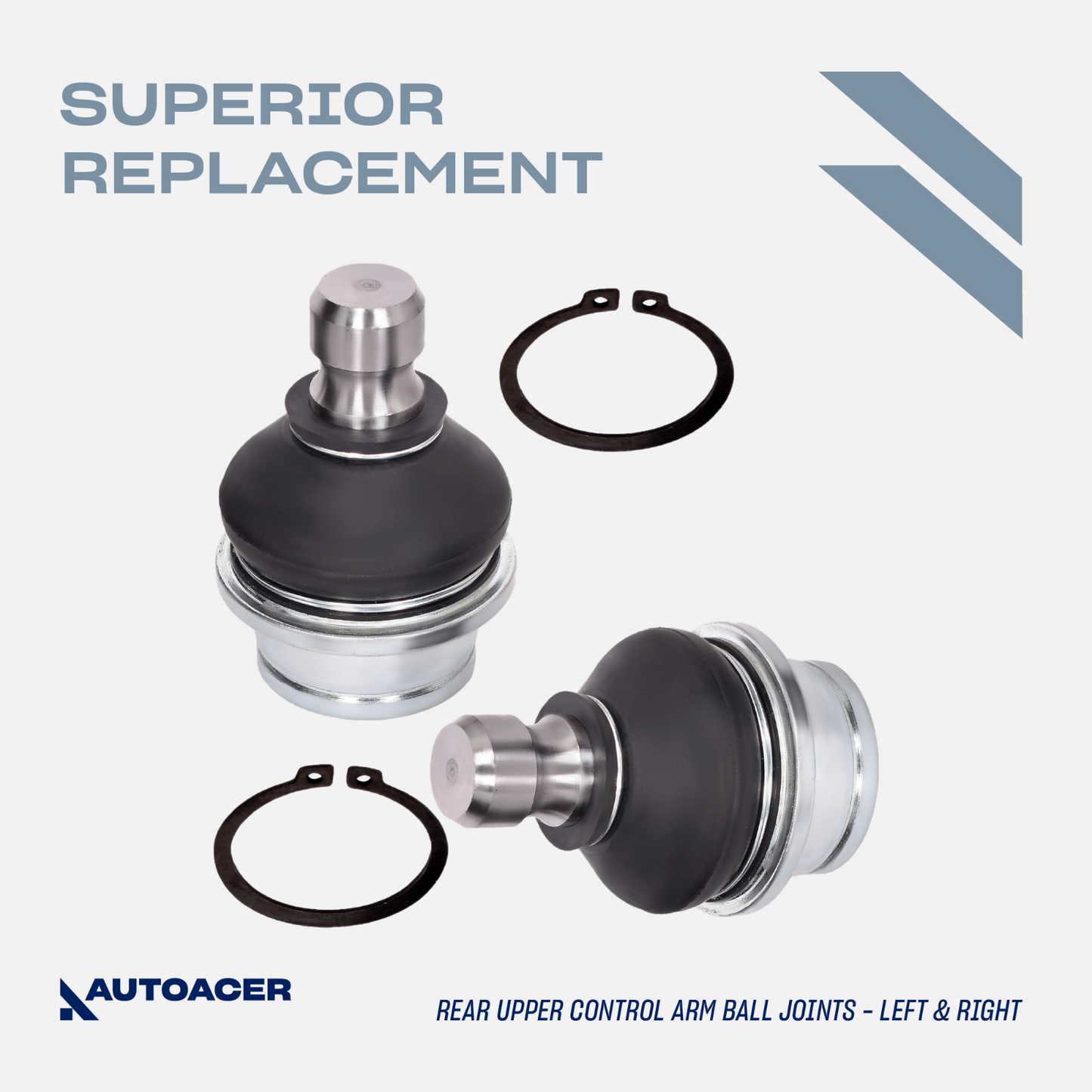 AUTOACER - 4p Rear Upper & Lower Control Arm Ball Joints For Pathfinder 2.5 3.0L