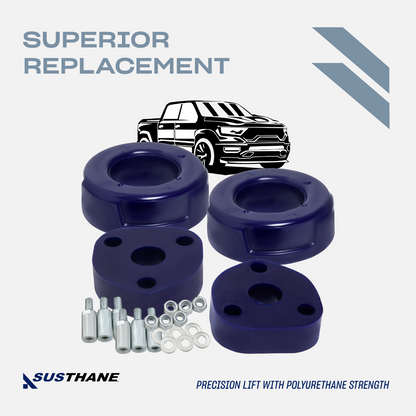 AUTOACER -4p Front & Rear Leveling Lift Kit 2.5" Poly Spacers For Dodge Ram 1500