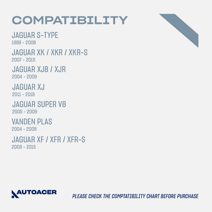 AUTOACER - 2p Rear Axle Lower Suspension Arm Bushings for JAGUAR S-Type XK XF XJ