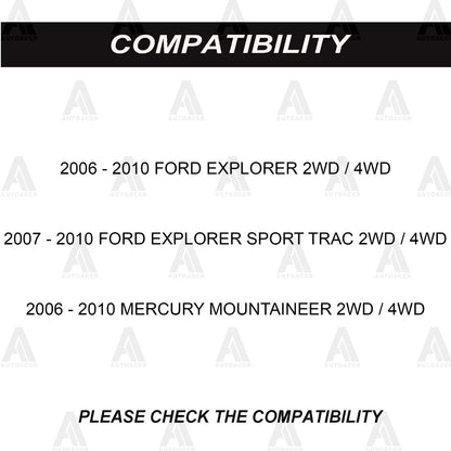 AUTOACER - 4pc Front Lower Control Arm Bushing Kit For Ford Explorer Mountaineer