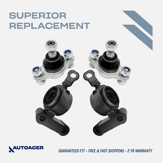 AUTOACER -4p Front Lower Control Arm Bushings & Ball Joint Kit for MINI COOPER/S