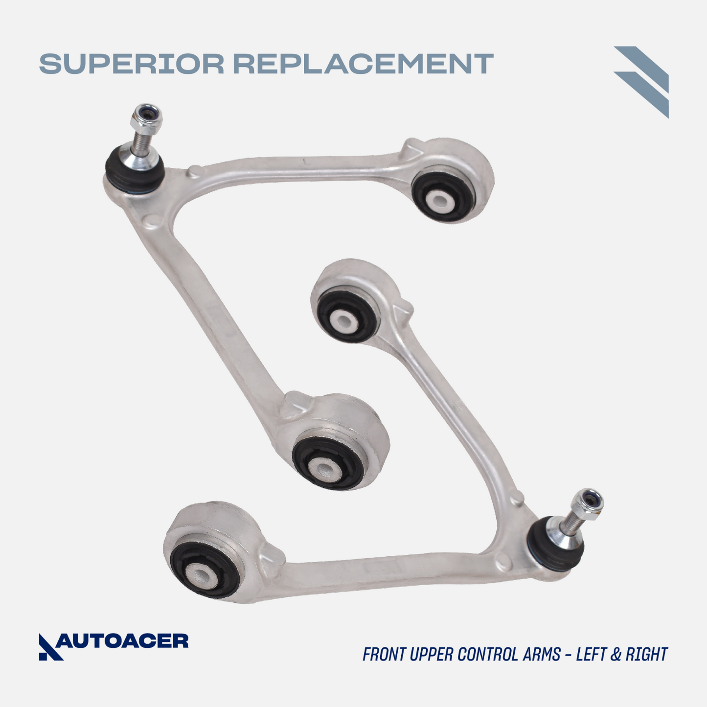AUTOACER -16p Front Upper Lower Control /Trailing Arms & Strut Mounts for Jaguar