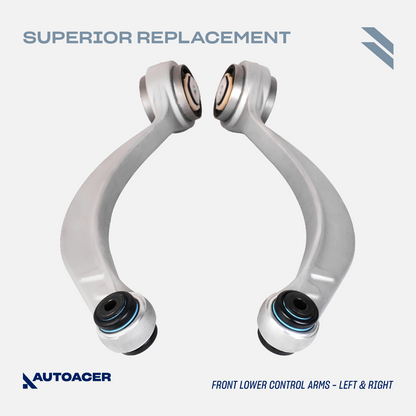 AUTOACER -16p Front Upper Lower Control /Trailing Arms & Strut Mounts for Jaguar