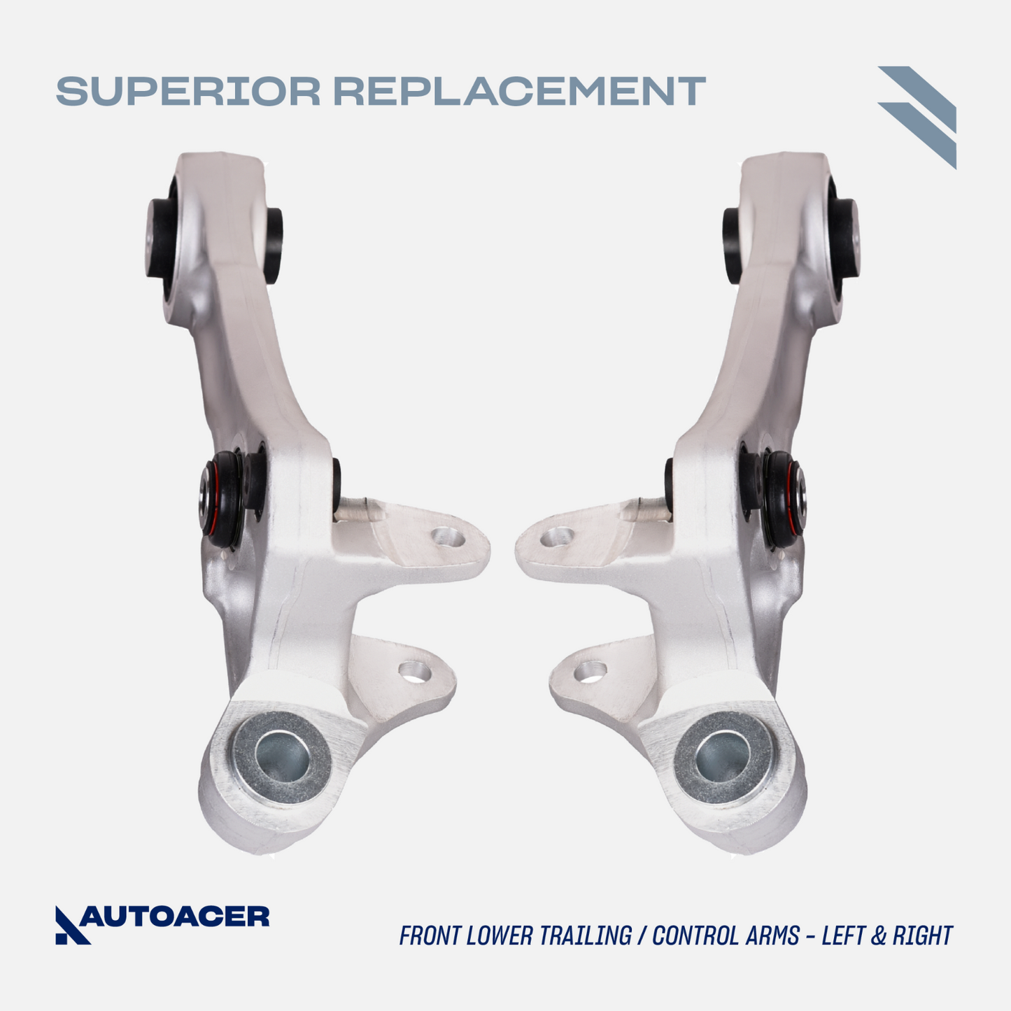 AUTOACER -16p Front Upper Lower Control /Trailing Arms & Strut Mounts for Jaguar