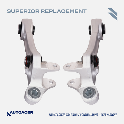 AUTOACER -16p Front Upper Lower Control /Trailing Arms & Strut Mounts for Jaguar