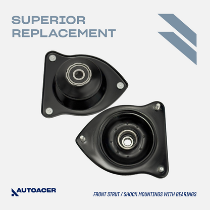 AUTOACER - 8 pcs Front Strut Mount Bearing Boot & Spring Seat Kit For MINI 01-08