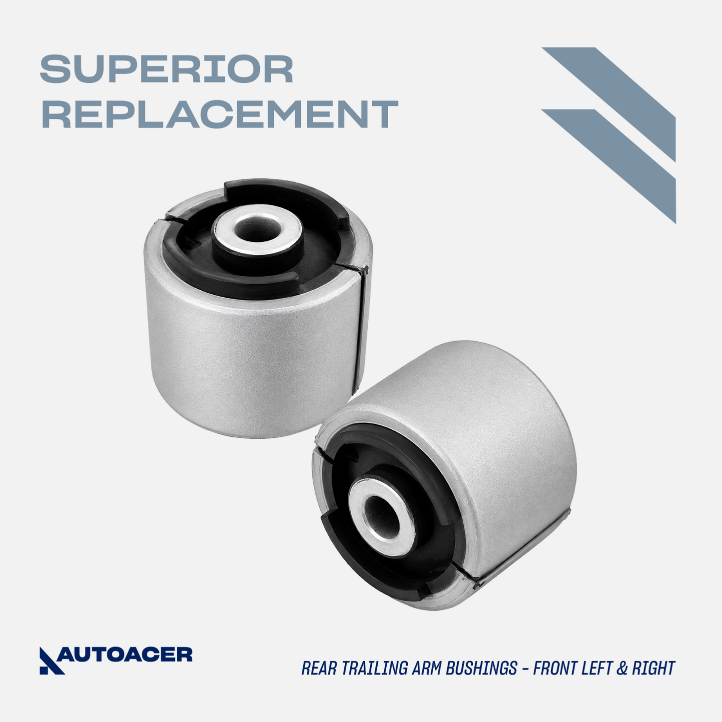 AUTOACER 14p Rear Axle Trailing Subframe Diff Control Arm Bushes Kit For BMW E46