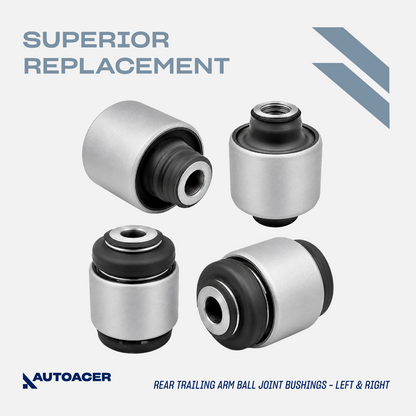AUTOACER 14p Rear Axle Trailing Subframe Diff Control Arm Bushes Kit For BMW E46