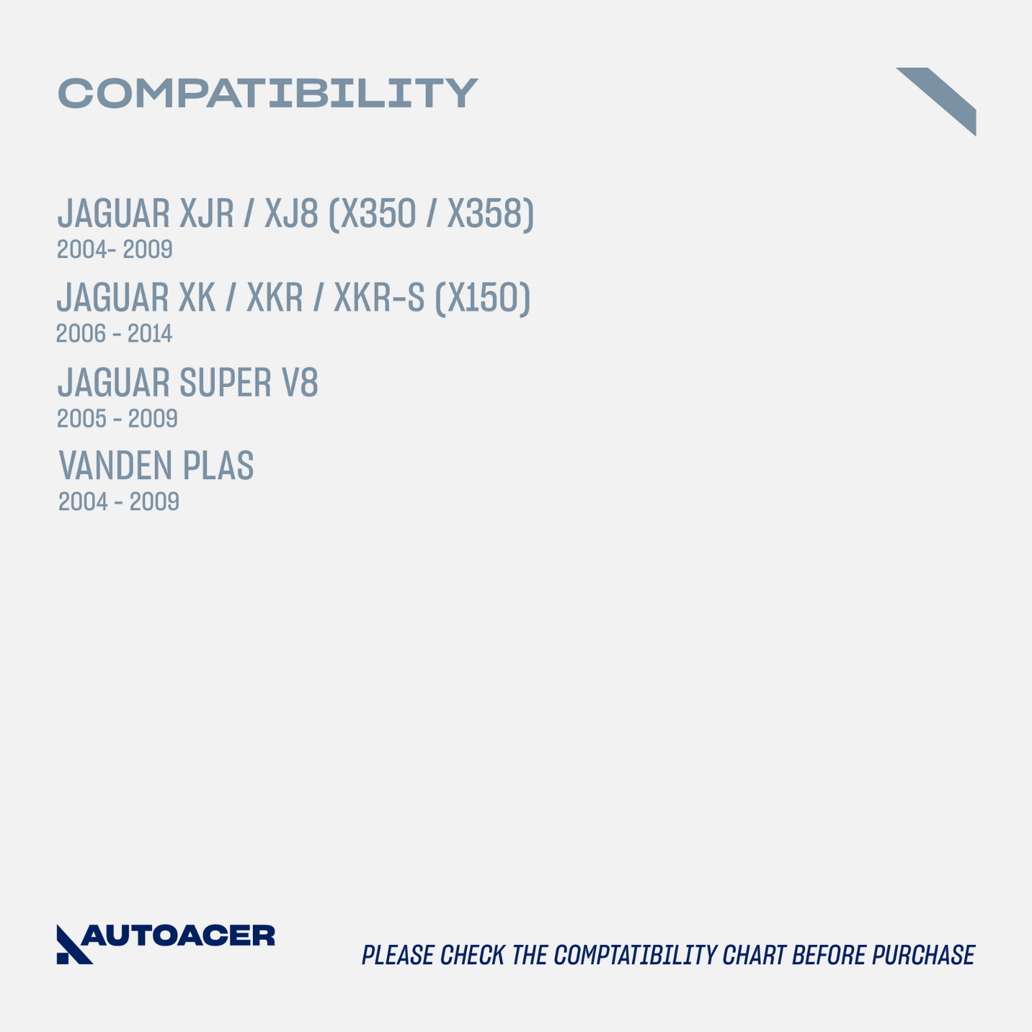 AUTOACER 10p Front Control Wishbone Arms & Trailing Arm Bushes For JAGUAR XJ XK